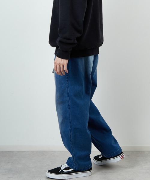「Gramicci」 デニムパンツ X-LARGE ブラック メンズの画像