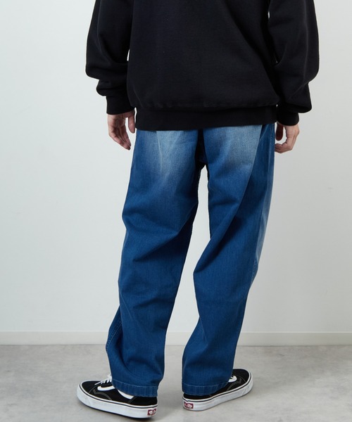 「Gramicci」 デニムパンツ X-LARGE ブラック メンズの画像