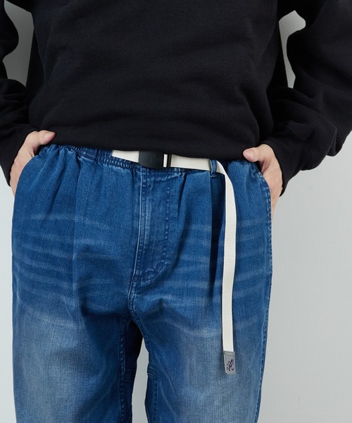 「Gramicci」 デニムパンツ X-LARGE ブラック メンズの画像