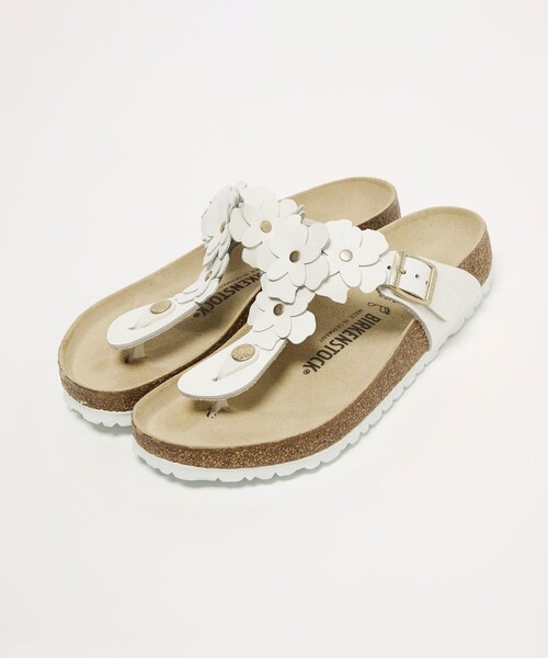サンダル 「国内EXCLUSIVE」「BIRKENSTOCK」GIZEH フラワー サンダル レディースの画像
