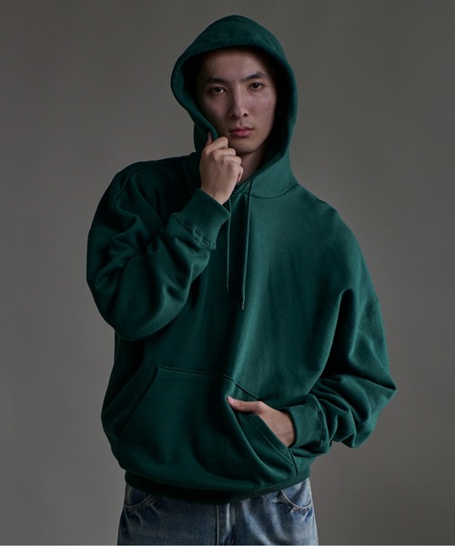「CALIFORNIA OUTFITTERS」 プルオーバーパーカー LARGE ブルー メンズ_画像9