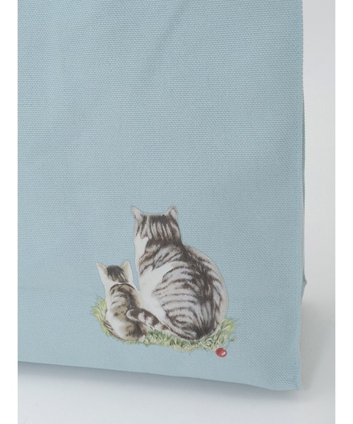 Karl Helmut トートバッグ さくらんぼの丘のねこプリント2WAYバッグ
