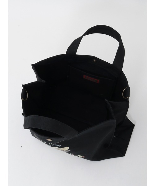 Karl Helmut トートバッグ さくらんぼの丘のねこプリント2WAYバッグ 