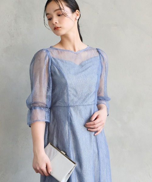 「AIMER」 長袖ワンピース MEDIUM ブラック レディース_画像6