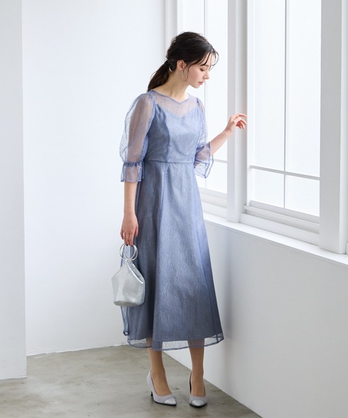 「AIMER」 長袖ワンピース MEDIUM ブラック レディース_画像7