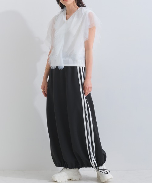 「terrace」 ロングスカート MEDIUM グレー レディース_画像9