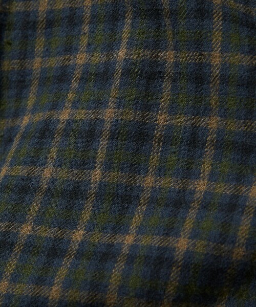 「HINSON」 長袖シャツ MEDIUM ネイビー メンズ_画像9
