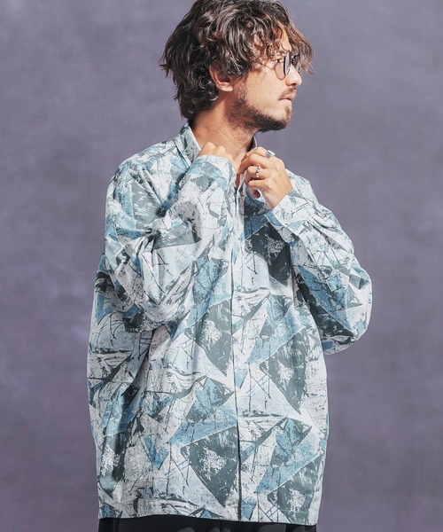 「Jih Nunc」 長袖シャツ M ブラウン メンズ_画像2