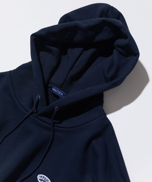 「NAUTICA」 プルオーバーパーカー SMALL ネイビー メンズ_画像4