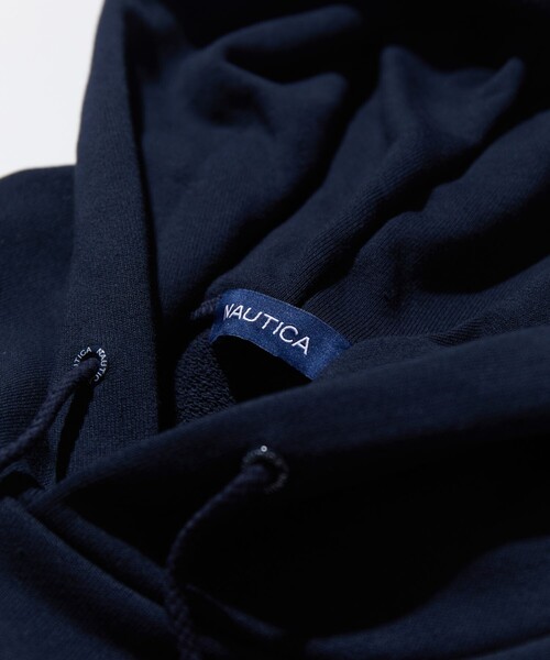 「NAUTICA」 プルオーバーパーカー SMALL ネイビー メンズ_画像5