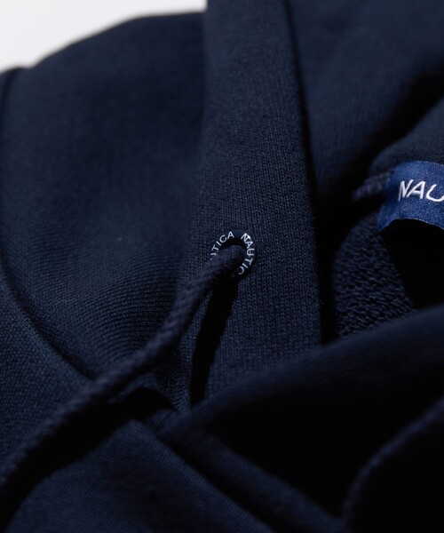「NAUTICA」 プルオーバーパーカー SMALL ネイビー メンズ_画像6