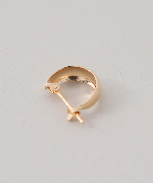 ピアス ワイヤーラインピアス K18（両耳） レディースの画像