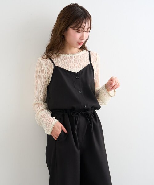 「Kastane」 オールインワン MEDIUM アイボリー レディース_画像7