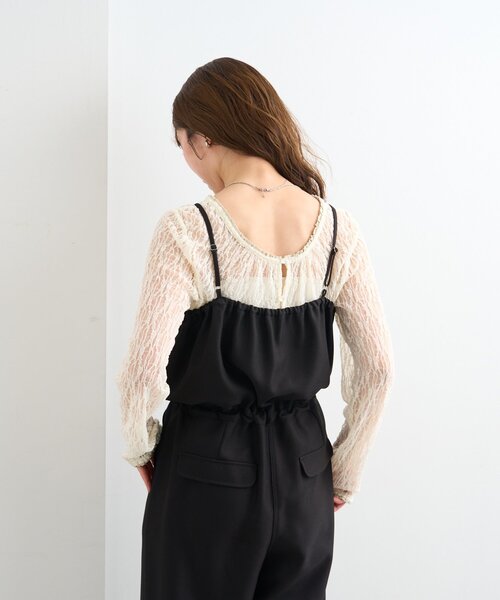 「Kastane」 オールインワン MEDIUM アイボリー レディース_画像8