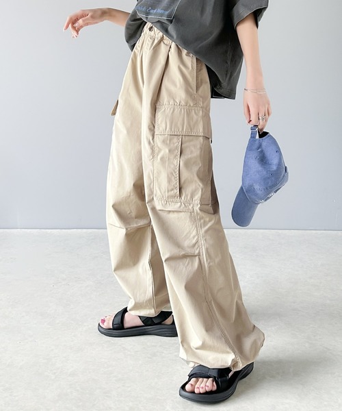 「Java」 カーゴパンツ MEDIUM ブラック レディース_画像2