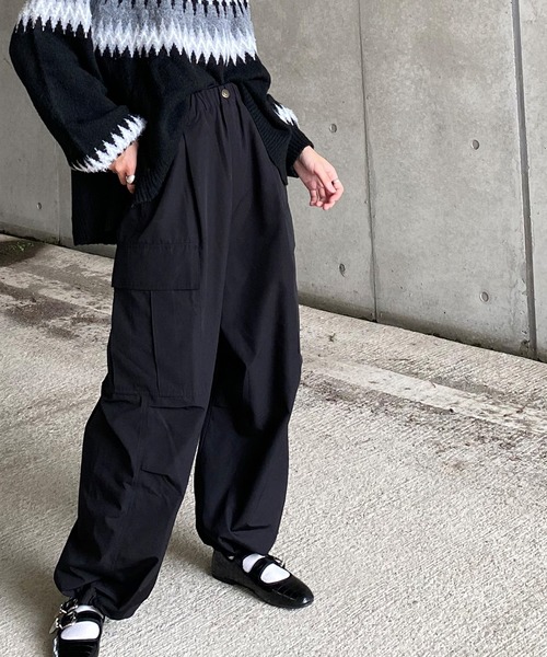 「Java」 カーゴパンツ MEDIUM ブラック レディース_画像5