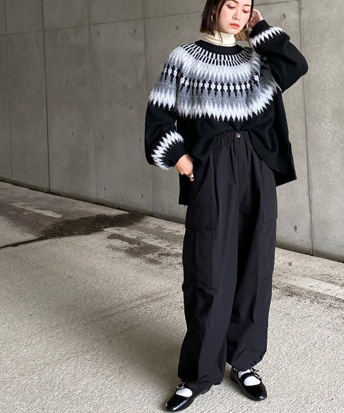 「Java」 カーゴパンツ MEDIUM ブラック レディース_画像6
