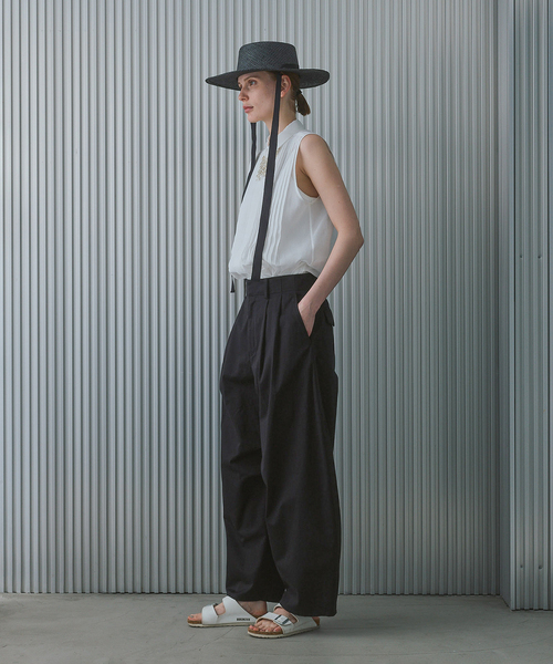 ブラウス シャツ Pleats Shirt / プリーツシャツ レディースの画像