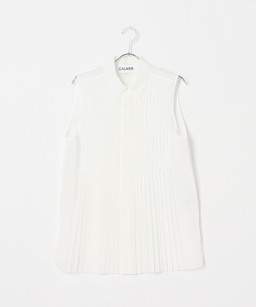 ブラウス シャツ Pleats Shirt / プリーツシャツ レディースの画像