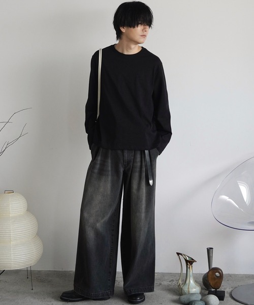 「WYM LIDNM」 デニムパンツ L インディゴブルー メンズ_画像2