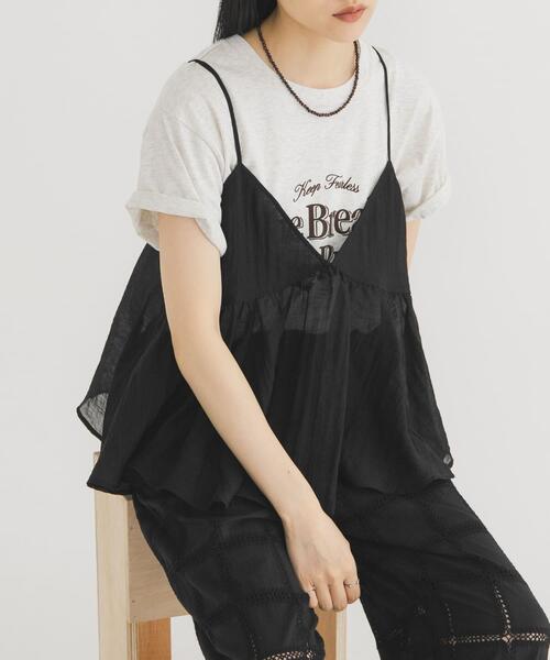 Yori 半袖ブラウス 38 ネイビー レディース : ZOZOTOWN Yahoo!店