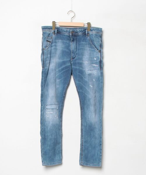 DIESEL ディーゼル テーパード スウェット デニム パンツ ジーンズ 34 DIESEL（ディーゼル） スウェットパンツ 34 ブルー メンズ : ZOZOTOWN