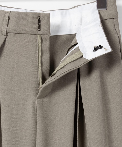 「me+em select」 パンツ MEDIUM グレー レディース_画像10