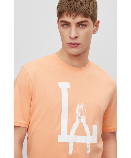 「BOSS」 半袖Tシャツ X-LARGE ブラック メンズ_画像9