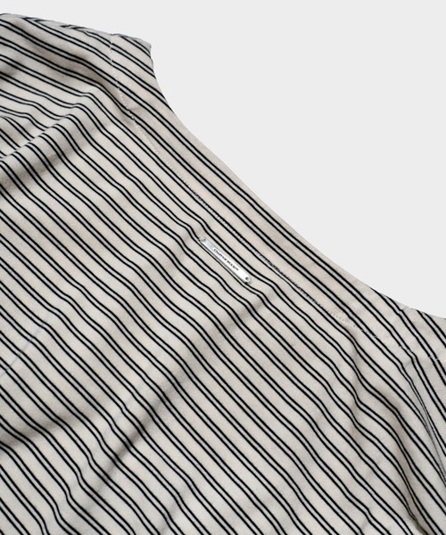「CAMPHOR WOOD」 長袖Tシャツ MEDIUM オフホワイト メンズ_画像7