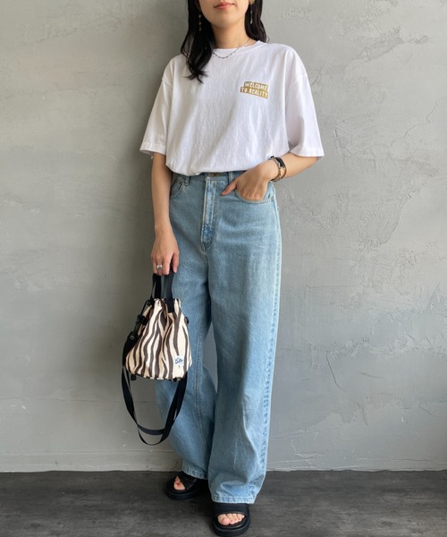 「FUNG」 半袖Tシャツ M ホワイト レディース_画像2