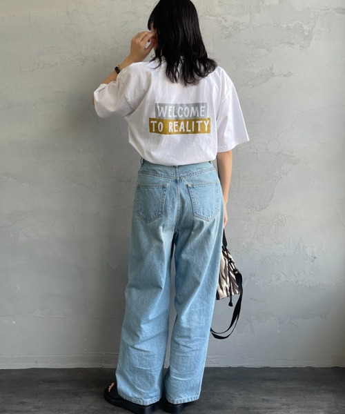「FUNG」 半袖Tシャツ M ホワイト レディース_画像3