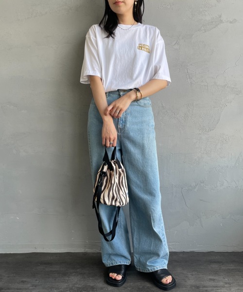 「FUNG」 半袖Tシャツ M ホワイト レディース_画像4