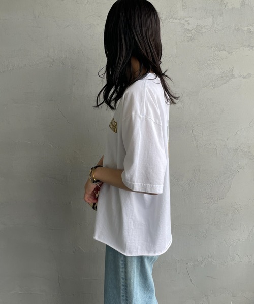 「FUNG」 半袖Tシャツ M ホワイト レディース_画像9