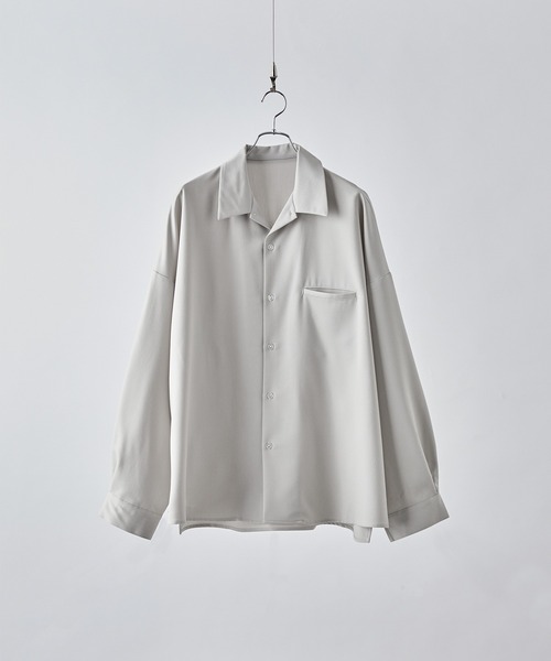 「cussil」 長袖シャツ L ライトグレー メンズ_画像8