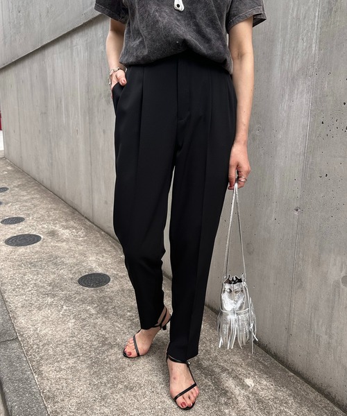 「COLLAGE GALLARDAGALANTE」 パンツ 1 ホワイト レディース_画像4