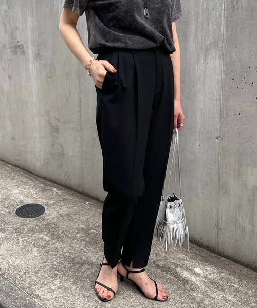 「COLLAGE GALLARDAGALANTE」 パンツ 1 ホワイト レディース_画像10