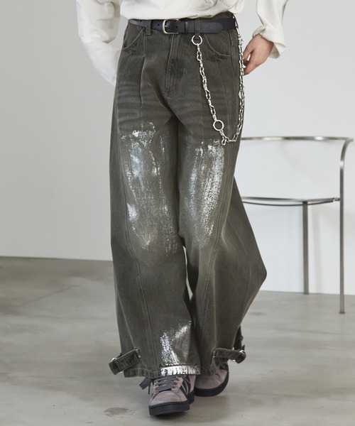 「Spielio」 デニムパンツ S ブルー メンズ_画像5