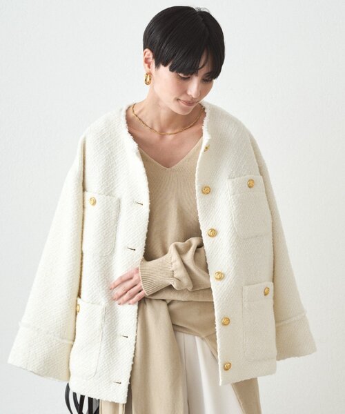 Loungedress（ラウンジドレス） ジャケット ノーカラージャケット