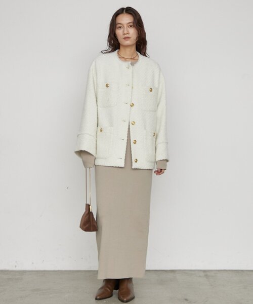 Loungedress（ラウンジドレス） ジャケット ノーカラージャケット