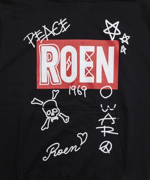 Roen（ロエン） パーカー Graffiti Hoodie メンズ レディース