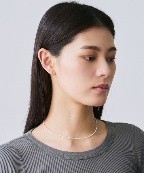 les bonbon（ルボンボン） ネックレス 「les bon bon」blanc pearl