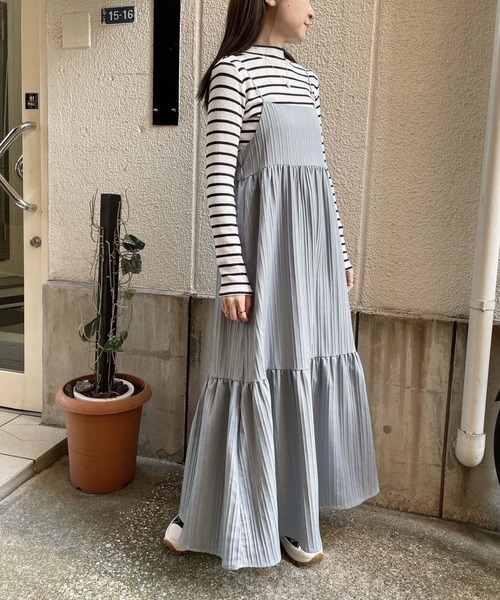 JUGLANS（ユグランス） ワンピース 立体的なストライプが魅力的