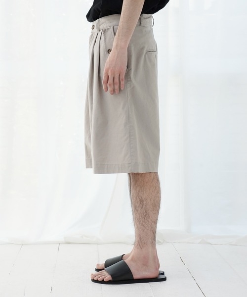 AKIRA NAKA タックショートパンツ ブラウン 2タックショートパンツ(パンツ)｜LOVELESS(ラブレス)の