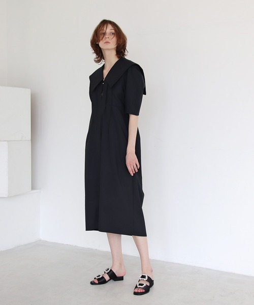 DRESSLAVE square neck boxy all in one