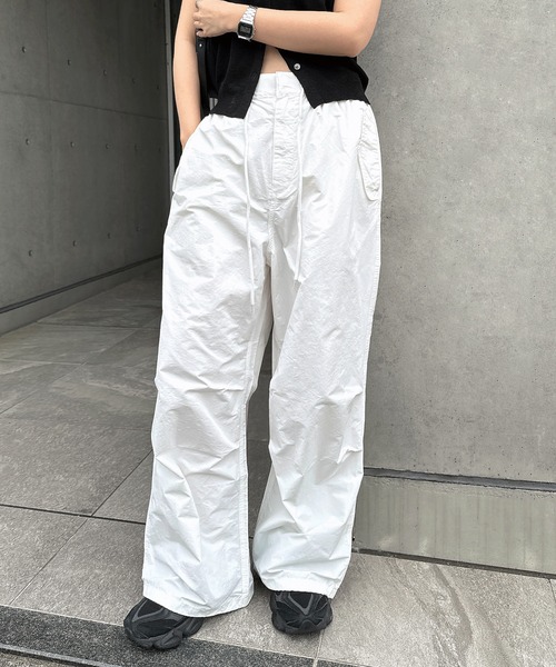 andme（アンドミー） パンツ 2wayミリタリーオーバーパンツ レディース