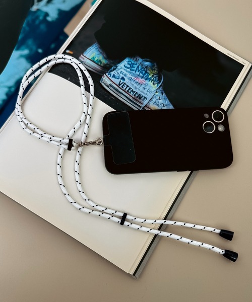 CALIFORNIA OUTFITTERS 3- 選べるカラー カラビナ付 スマホショルダー