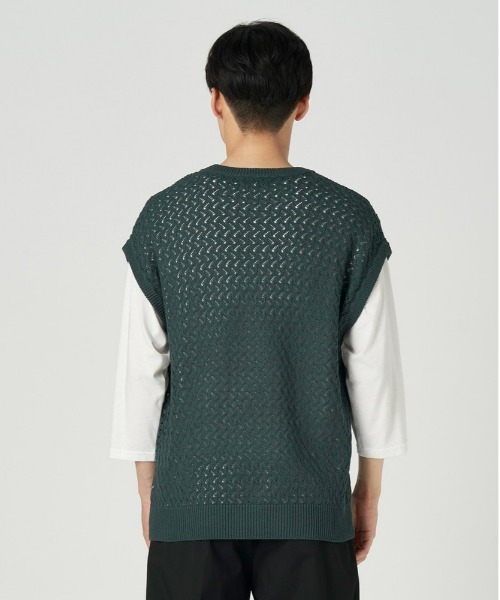 PLUS ONE（ファッション） tシャツ 「PLUS ONE」透かし編み