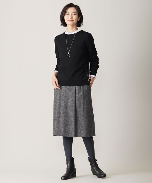 ニット セーター CLEAR LIGHT WOOL ボートネック ニット レディース CLEAR LIGHT WOOL ボートネック ニット / J.PRESS LADIES