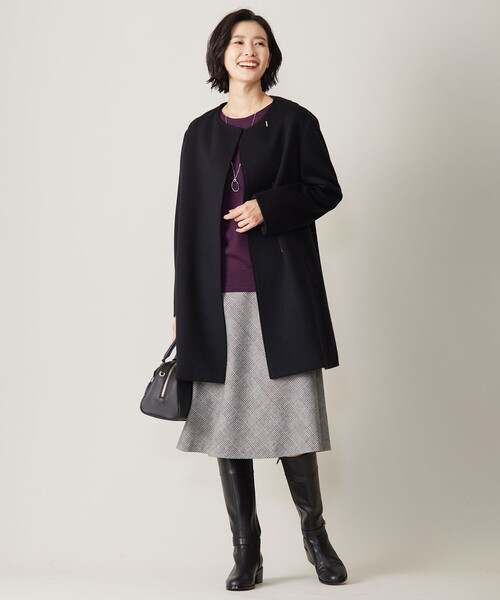 ニット セーター CLEAR LIGHT WOOL ボートネック ニット レディース J.PRESS ニット セーター CLEAR LIGHT WOOL ボートネック