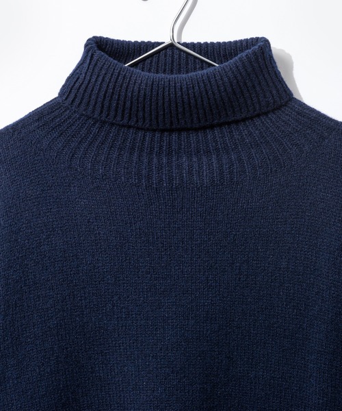 ISLAND TIDES ニット セーター LAMBS WOOL TURTLE NECK KNIT